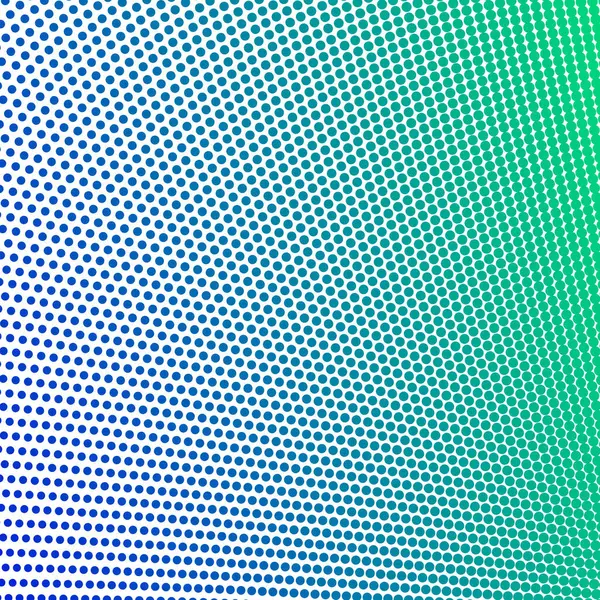 Mavi Yeşil Polkadot Yarım Tonlama Soyut Arkaplan Vektör Tasarımı Modern Noktalı Desen