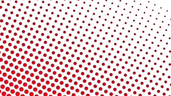 Grafik tasarımı ve dijital duvar kağıdı için modern noktalar desenli kırmızı yarım tonlu soyut arkaplan