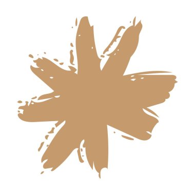 Yazdırma ve web arkaplanı için soyut şekilli modern sanat tasarımı ögesi