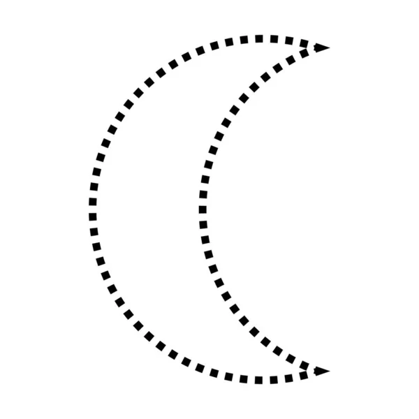 Плямистий Символ Центральної Форми Векторна Піктограма Творчого Графічного Дизайну Елемента — стоковий вектор