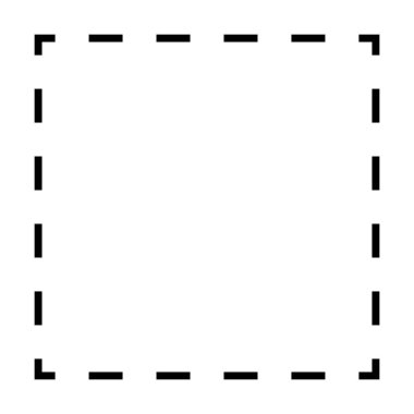 Pictogram illüstrasyonunda yaratıcı grafik tasarımı için kare biçimli simge vektör sembolü