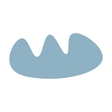 Abstract shape modern art design element illustration for background