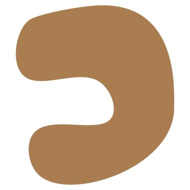 Abstract shape modern art design element illustration for background