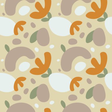 Soyut Şekiller Kusursuz desen karalama arka plan modern sanat tasarımı dokusu ve kumaş element çizimi