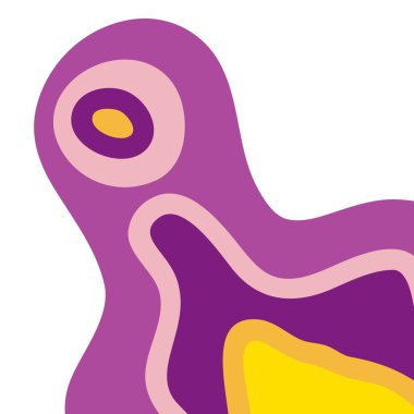 Topografi soyut haritası bir vektör illüstrasyonunda manzara köşesi ve doku arkaplanı 