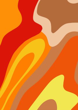 Soyut topoğrafya peyzaj dokusu arka plan vektör çizimi, elle çizilmiş retro ve klasik model tasarımı