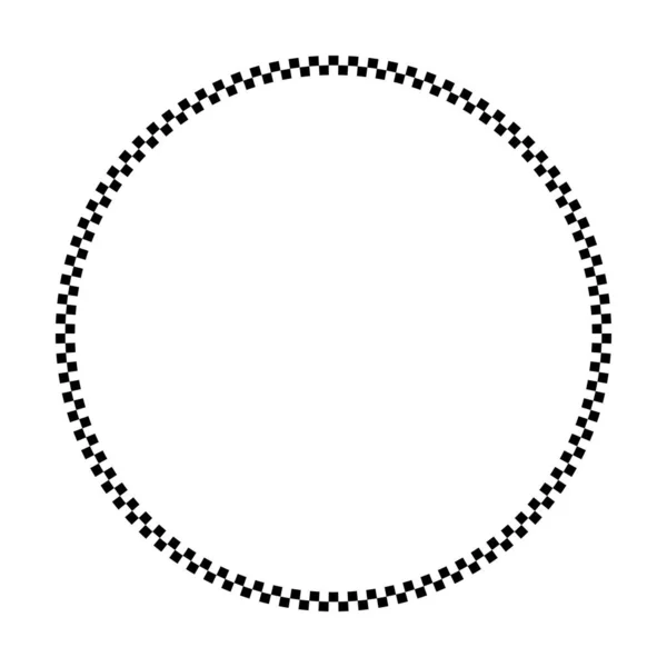 Κυκλικό Πλαίσιο Στρογγυλό Περίγραμμα Σχήμα Εικονίδιο Για Διακοσμητικά Vintage Doodle — Διανυσματικό Αρχείο