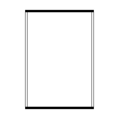 Tasarım illüstrasyonu için dekoratif klasik karalama ögesi için çerçeve kenar şekli simgesi