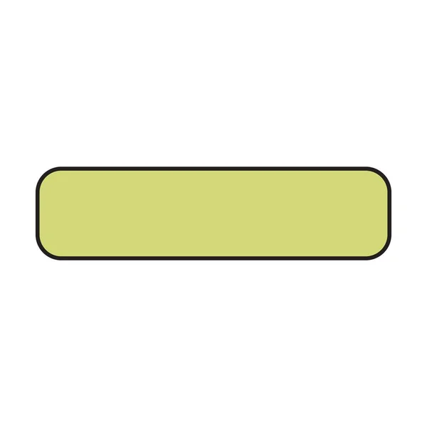 Elemento Design Ícone Botão Caixa Texto Para Web Mockup Ilustração — Vetor de Stock