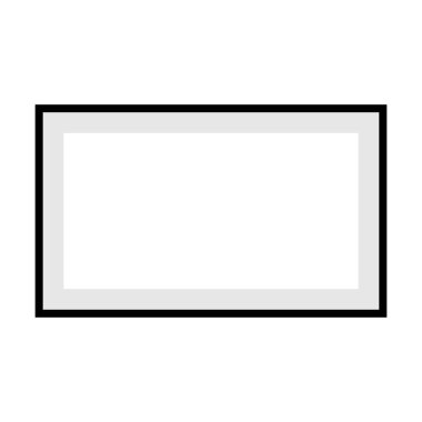 Vektör illüstrasyonunda dijital duvar sanatı sınır şablonu tasarım unsuru arkaplanı için fotoğraf çerçevesi simgesi
