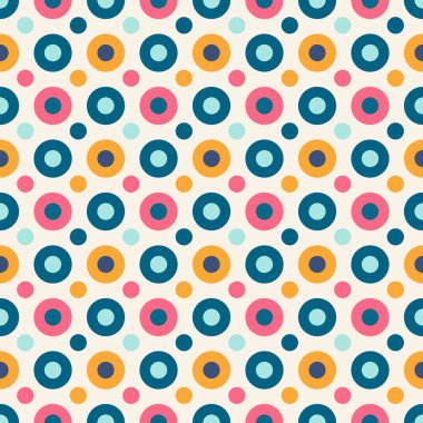 Soyut doku arkaplan çiziminin kusursuz desenli çember geometrik şekil tasarımı