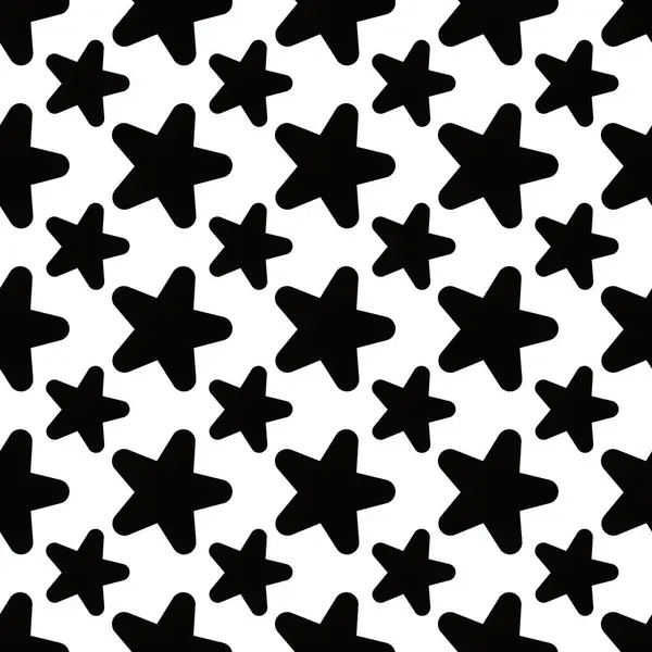 Estrela Sem Costura Padrão Geométrico Forma Design Textura Abstrata Fundo — Vetor de Stock