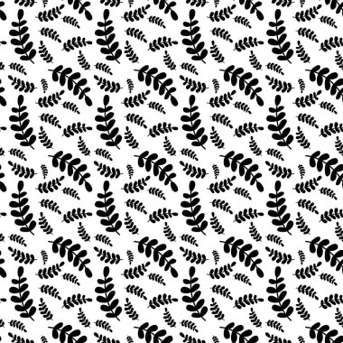 Kusursuz çiçek desenli element vektörü şekil karalama bitkisi soyut doku dijital kağıt ve yazdırma materyalleri için arkaplan çizimi