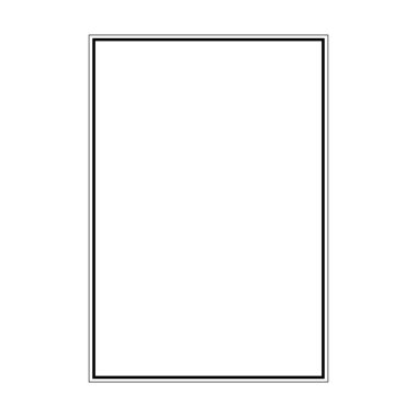 Vektör illüstrasyonunda tasarım için dekoratif klasik karalama ögesi için çerçeve kenar şekli simgesi