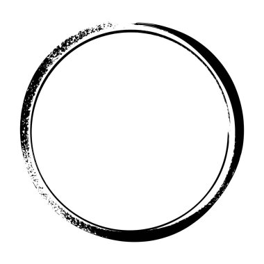Çember çerçeve simgesi, grunge element sınır arkaplan şeması tasarım çizimi için dekoratif karalama şablonu