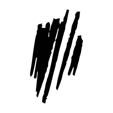 Scribble fırça soyut ögesi, kömür çarpması kıvrımlı çizgi arkaplan tasarımı için çizim 