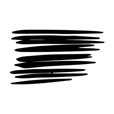 Scribble fırça soyut ögesi, kömür çarpması kıvrımlı çizgi arkaplan tasarımı için çizim 