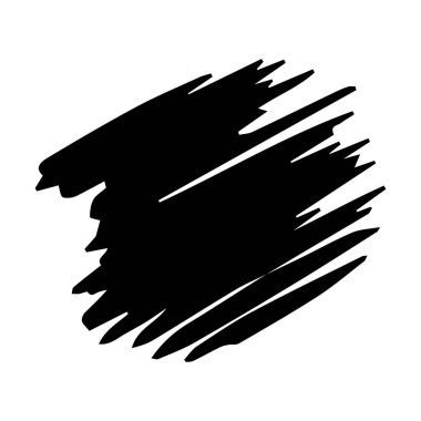 Arkaplan tasarımı için Scribble fırça vuruş ögesi, soyut kömür kıvrımlı çizgi çizimi çizimi