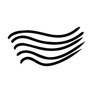 Arkaplan tasarımı için Scribble fırça vuruş ögesi, soyut kömür kıvrımlı çizgi çizimi çizimi