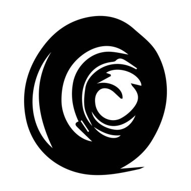 Arkaplan tasarımı için Scribble fırça vuruş ögesi, soyut kömür kıvrımlı çizgi çizimi çizimi