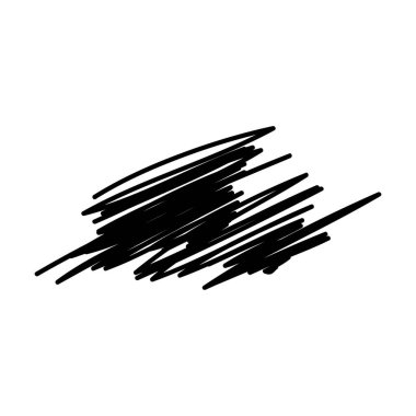 Kalem vuruş elementi, grunge kömür el kapakları karalama işareti sanat fırça hattı