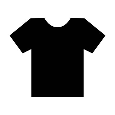 Tasarım için t-shirt simgesi, vektör şablonu çizimi