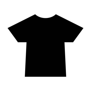 Tasarım için t-shirt simgesi, vektör şablonu çizimi