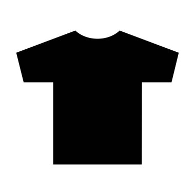 Tasarım için t-shirt simgesi, vektör şablonu çizimi