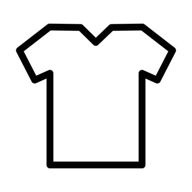 Tasarım için t-shirt simgesi, vektör şablonu çizimi
