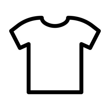Tasarım için t-shirt simgesi, vektör şablonu çizimi