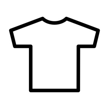 Tasarım için t-shirt simgesi, vektör şablonu çizimi