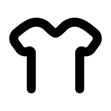 Tasarım için t-shirt simgesi, vektör şablonu çizimi