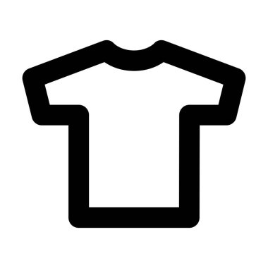 Tasarım için t-shirt simgesi, vektör şablonu çizimi