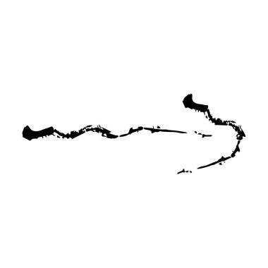 Grafik tasarımı için ok sembolü simgesi, grunge doku yön sembolünün vektör ögesi çizimi
