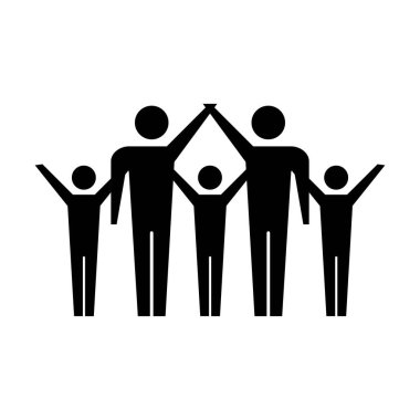 Topluluk simgesi, sevgi, birlik ve ahenk toplumuna sahip insanlar.