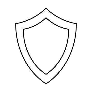 Çerçeve kalkanı simgesi ögesi, ana sınır grunge şekil simgesi, vektör çiziminde tasarım için dekoratif karalama