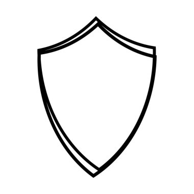 Çerçeve kalkanı simgesi ögesi, ana sınır grunge şekil simgesi, vektör çiziminde tasarım için dekoratif karalama