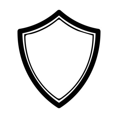 Çerçeve kalkanı simgesi ögesi, ana sınır grunge şekil simgesi, vektör çiziminde tasarım için dekoratif karalama