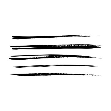 Boya fırçası vuruşları elementleri, serbest sanatsal su rengi soyut şekil kirli grunge stili sürtünme mürekkep çizgileri bir vektör illüstrasyonunda çizim ve arkaplan için tasarımı ayarlar