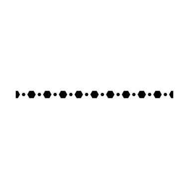 Eski sınır çerçeve simgesi, vektör illüstrasyonunda tasarım için dekoratif klasik karalama ögesi için ayırıcı yatay çizgi vektör şekil simgesi