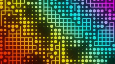 Yaratıcı renkli soyut arka plan VJ döngü animasyonu, bunu seçin ve diğerlerinden uzak durun!