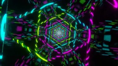 Yaratıcı renkli soyut arka plan VJ döngü animasyonu, bunu seçin ve diğerlerinden uzak durun!