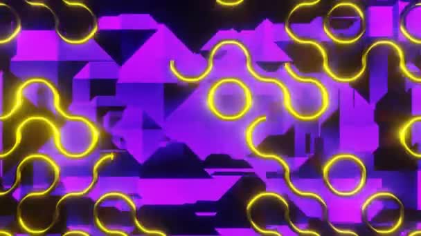 Creatief Gekleurde Abstracte Achtergrond Loop Animatie Voor Hoose Dit Onderscheiden — Stockvideo