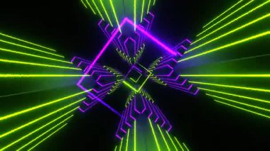 Pürüzsüz akış resimleriyle soyut bir arkaplan üzerinde heyecan verici VJ döngüsü. Dinamik bir atmosfer yaratmak, canlı performansları artırmak veya görsel projelerinize canlı renkler eklemek için ideal.