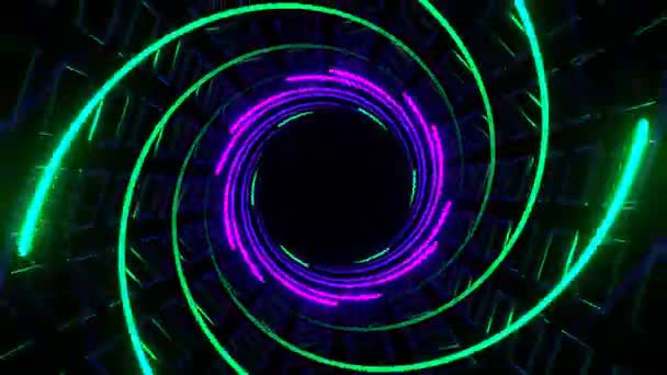 Emocionante Bucle Fondo Abstracto Con Imágenes Fluidas Ideal Para Crear — Vídeo de stock