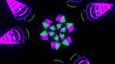 Pürüzsüz akış resimleriyle soyut bir arkaplan üzerinde heyecan verici VJ döngüsü. Dinamik bir atmosfer yaratmak, canlı performansları artırmak veya görsel projelerinize canlı renkler eklemek için ideal.