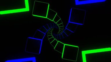 Pürüzsüz akış resimleriyle soyut bir arkaplan üzerinde heyecan verici VJ döngüsü. Dinamik bir atmosfer yaratmak, canlı performansları artırmak veya görsel projelerinize canlı renkler eklemek için ideal.