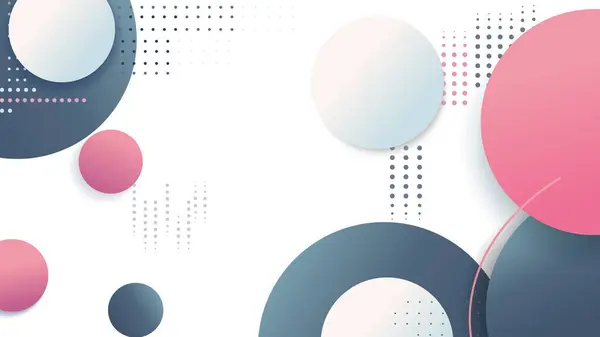 Renkli Çember Soyut İş Arkaplanı, Renkli Şablon Modern Arkaplan