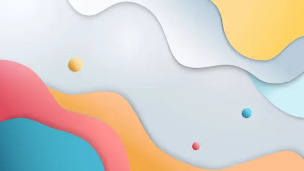 Renk Çemberi Şekli Soyut İş Arkaplanı