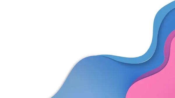 Güzel Dalga Soyut Arkaplanı, Soyut Renkli Modern Dalga Şablonu
